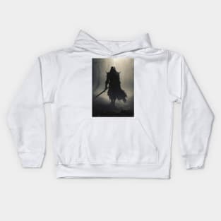 Dark Fantasy Assassin Sword Kids Hoodie